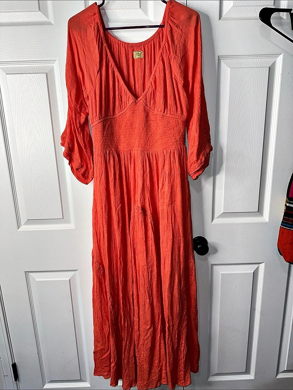 Free People Beach Bliss Maxi Dress Orange